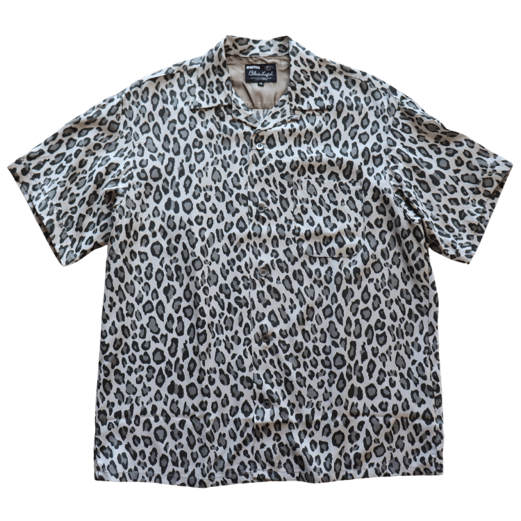 JELADO ジェラード BL21115 S/S Open Collar Shirt Hollywood ハリウッド 半袖シャツ メンズ レオパード レーヨン