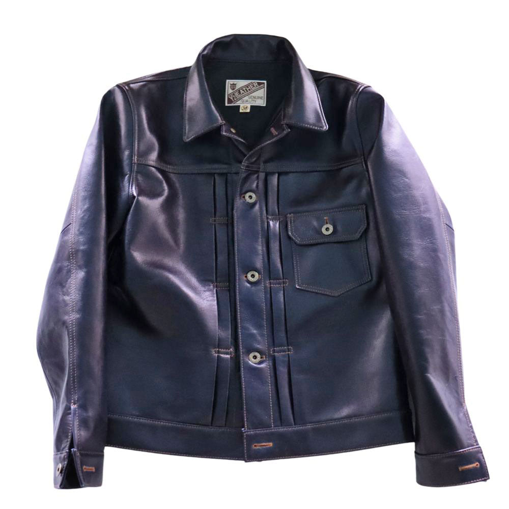 Y'2 LEATHER ワイツーレザー INDIGO HORSE 1st Type JACKET インディゴホース ファストタイプ ジャケット IB-140