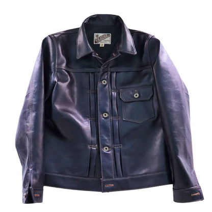 Y'2 LEATHER ワイツーレザー INDIGO HORSE 1st Type JACKET インディゴホース ファストタイプ ジャケット IB-140