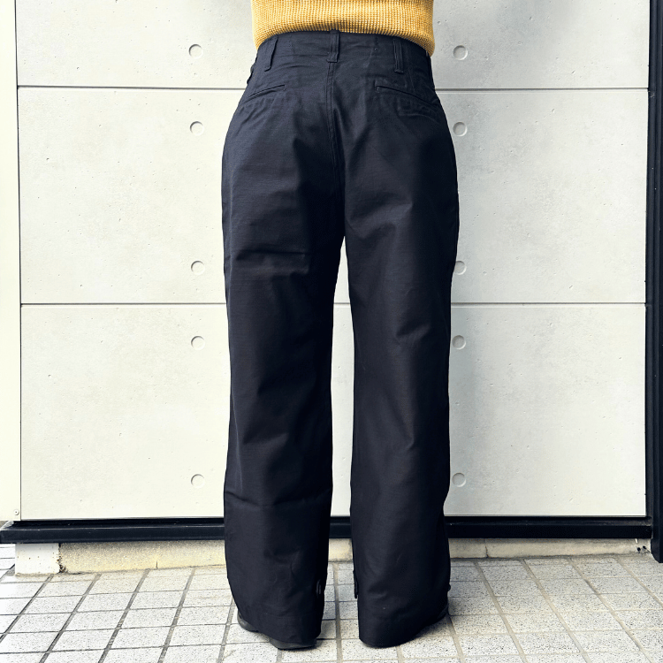 BUZZ RICKSON'S バズリクソンズ BR42593 WILLIAM GIBSON COLLECTION BLACK M-1943 ウィリアムギブソンコレクション M-1943トラウザーズ