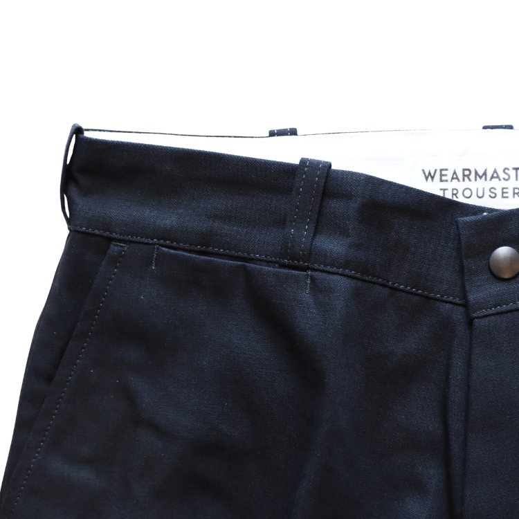 Wearmasters Lot.344 Heritage Denim Trousers Black Work Pants Slacks Black Denim