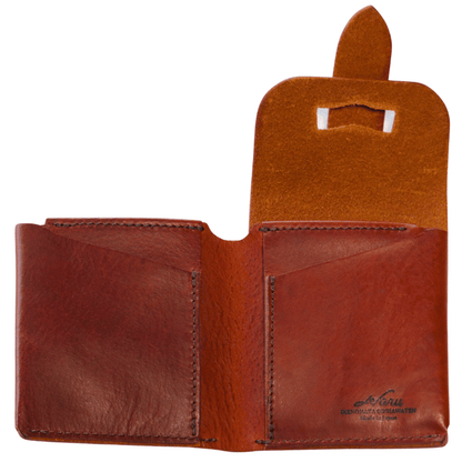 池之端銀革店 Haru HC-536 イタリアンレザーギャルソンコンパクトウォレット 2つ折りウォレット