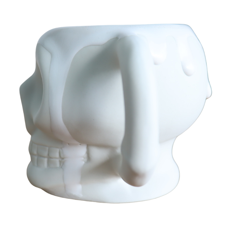 ATTRACTIONS x Hasami Ware A20033W Skull Mug White Mug Skull Skull Mug Hasami Ware Limited Edition Pottery Ceramic Stone Interior Stylish