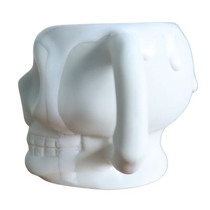 ATTRACTIONS x Hasami Ware A20033W Skull Mug White Mug Skull Skull Mug Hasami Ware Limited Edition Pottery Ceramic Stone Interior Stylish