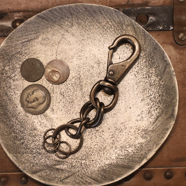 ART BROWN アートブラウン FGF00103AB Brass key holder ブラスキーホルダー 真鍮 ナスカン キーリング