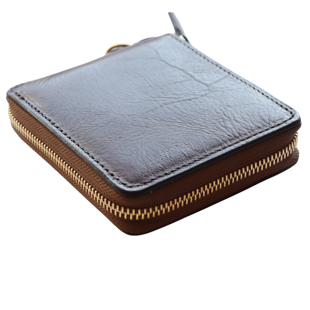 KC's ケイシイズ KMB023 ビルフォールド ラウンドジップ ヴィンテージホースハイド 二つ折り財布