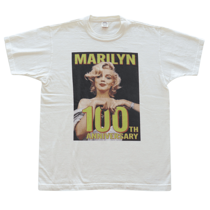 TOYS McCOY TMC2619 MARILYN MONROE TEE "100TH ANNIVERSARY" Marilyn Monroe T-Shirt Short Sleeve Printed T-Shirt Special Color Photo T-Shirt