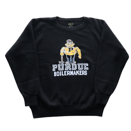 DAPPER'S ダッパーズ 1811 Binder Crew Neck Sweat Flocky Print Design Model バインダークルーネックスウェット フロッキープリントデザインモデル