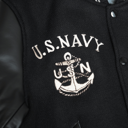 WHITESVILLE ホワイツビル WV15967 30oz. WOOL MELTON AWARD JACKET “NAVAL AIR CVA-34” 30オンス ウールメルトン アワードジャケット スタジャン アメカジ