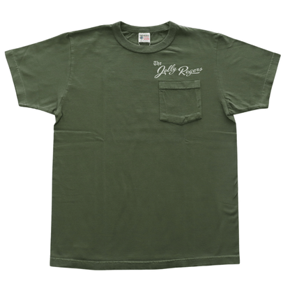 BUZZ RICKSON'S BR79711 S/S POCKET T-SHIRT "JOLLY ROGERS" Pocket T-shirt Jolly Rogers Short-sleeved T-shirt T-shirt Military T-shirt Printed T-shirt