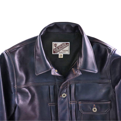 Y'2 LEATHER ワイツーレザー INDIGO HORSE 1st Type JACKET インディゴホース ファストタイプ ジャケット IB-140