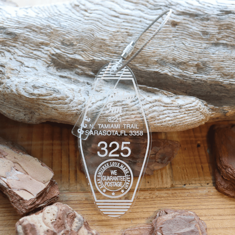 BUTLER VERNER SAILS バトラーバーナーセイルズ AW-1298-2 ACRYLIC HOTEL KEY HOLDER アクリルホテルキーホルダー