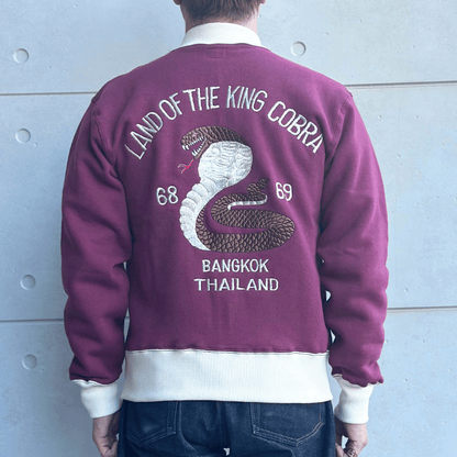 CUSHMAN クッシュマン 26386 SWEAT SOUVENIR JACKET KING COBRA スウェット スーベニア ジャケット キングコブラ