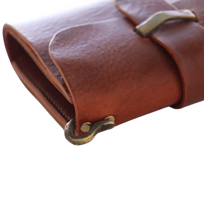 池之端銀革店 Haru HC-524 イタリアンレザーミドルウォレット 三つ折り財布