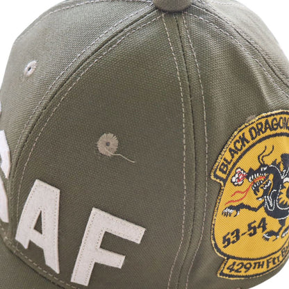 TOYS McCOY トイズマッコイ MILITARY COTTON CAP 429TH FTR BMR SQ BLACK DRAGONS TMA2412 ミリタリーキャップ  ブラックドラゴン