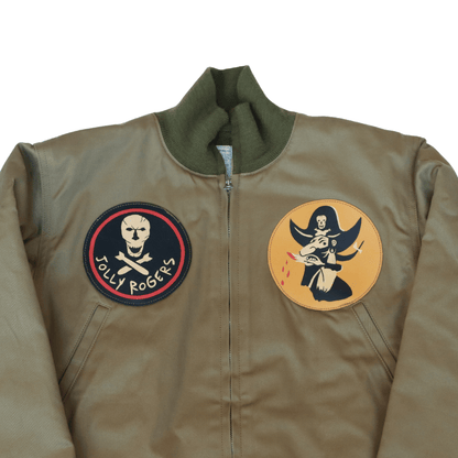 BUZZ RICKSON'S バズリクソンズ BR15995 TYPE TANKERS SLASH POCKET BUZZ RICKSON MFG.CO. 90th BOMB GROUP JOLLY ROGERS タンカース スラッシュポケット 第90爆撃航空群 ジョリーロジャース ミリタリー ジャケット U.S.ARMY