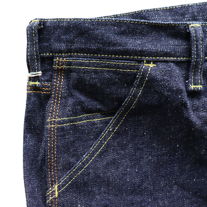 SAMURAI JEANS サムライジーンズ SM410DBN サムライ自動車倶楽部 17ozダブルニーワークパンツ 特ザラセルビッチデニム