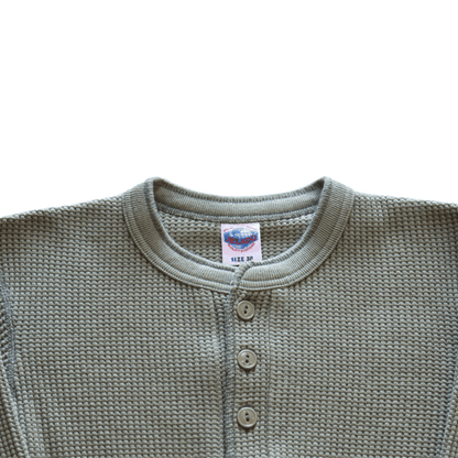 JELADO ジェラード AB94236-26 Mega Thermal Henry Neck メガサーマル ヘンリーネック Tシャツ トップス 長袖 ミリタリー 防寒 保温 サーマルワッフル