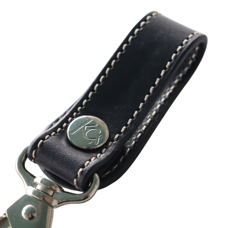KC's KSK501 Keyring Chief Cowhide Keyring with Chief Concho, 21mm