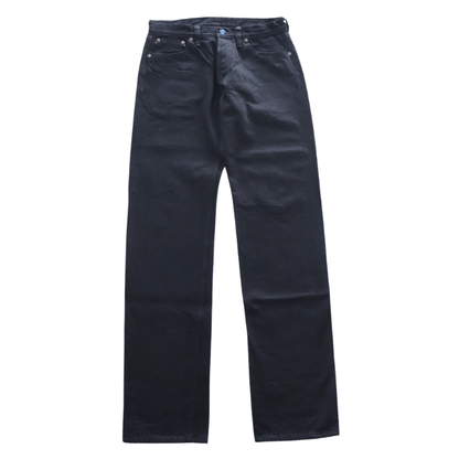 SAMURAI JEANS S0510XX-BOB AOKI TOUEI (Blue Sword Shadow) 15oz Black on Blue 510 Model Jeans, Denim Pants, Aoki Touei Series Original Denim