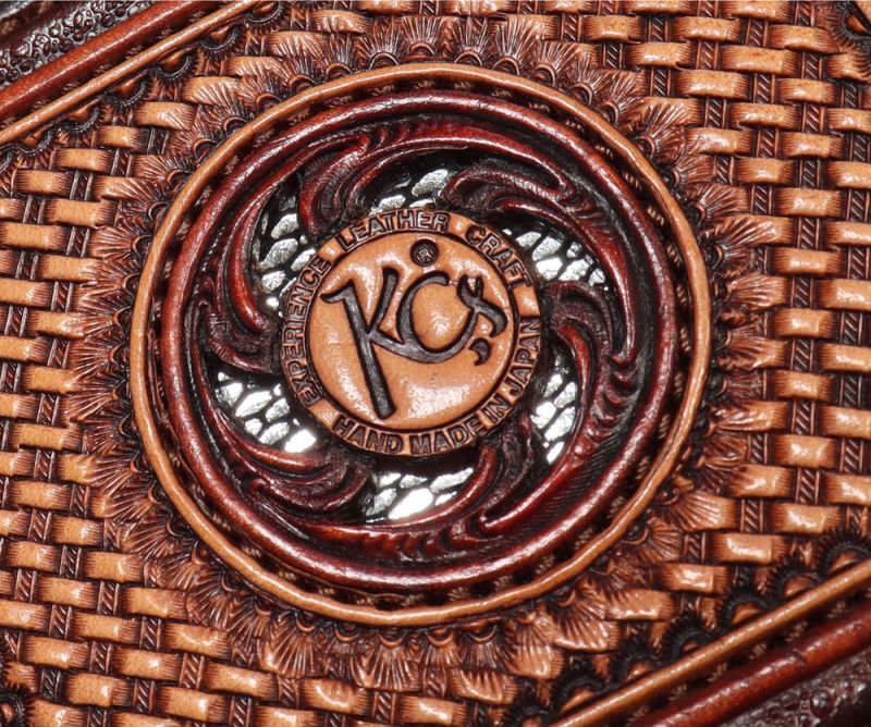 KC's ケイシイズ KKB012B マネークリップ アルチザン DX カービングウォレット