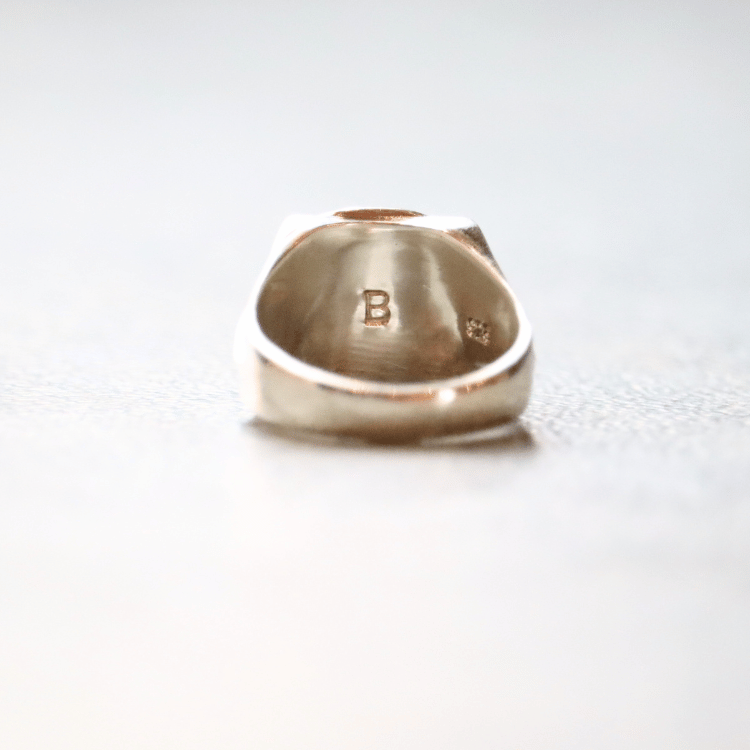 BILT BUCK ビルトバック BS0004 Skull Signet Ring スカルシグネットリング ヴィンテージリングを再構築したヘリテージシルバーリングコレクション 925 MadeinJapan
