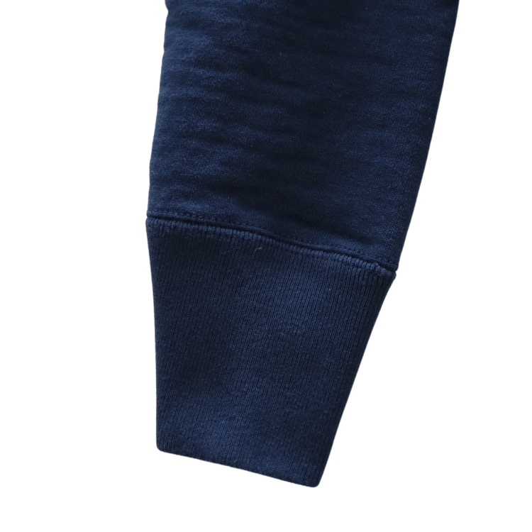 DELUXEWARE デラックスウエア S105-24A SNOW HALF ZIP 希少なヴィンテージ雪柄を採用したハーフジップスウェット