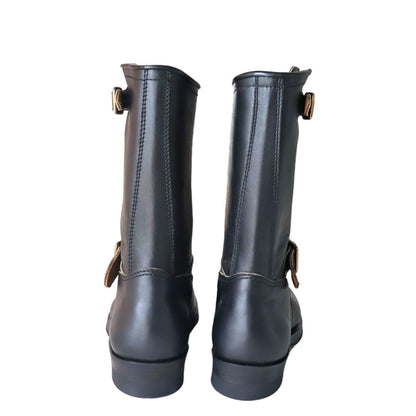 Y'2 LEATHER ワイツーレザー SHB-01 SUMI DYED HORSE Engineer Boots 墨黒ホース エンジニアブーツ