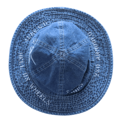 BUZZ RICKSON'S バズリクソンズ BR02850 HAT, WORKING, DENIM VINTAGE WASHED STENCIL  ARMY デニムハット