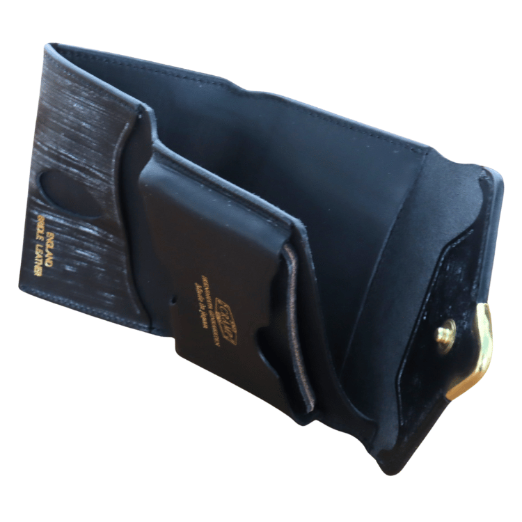 池之端銀革店 Cramp Cr-920 UKブライドル コンパクトウォレット ミニ財布