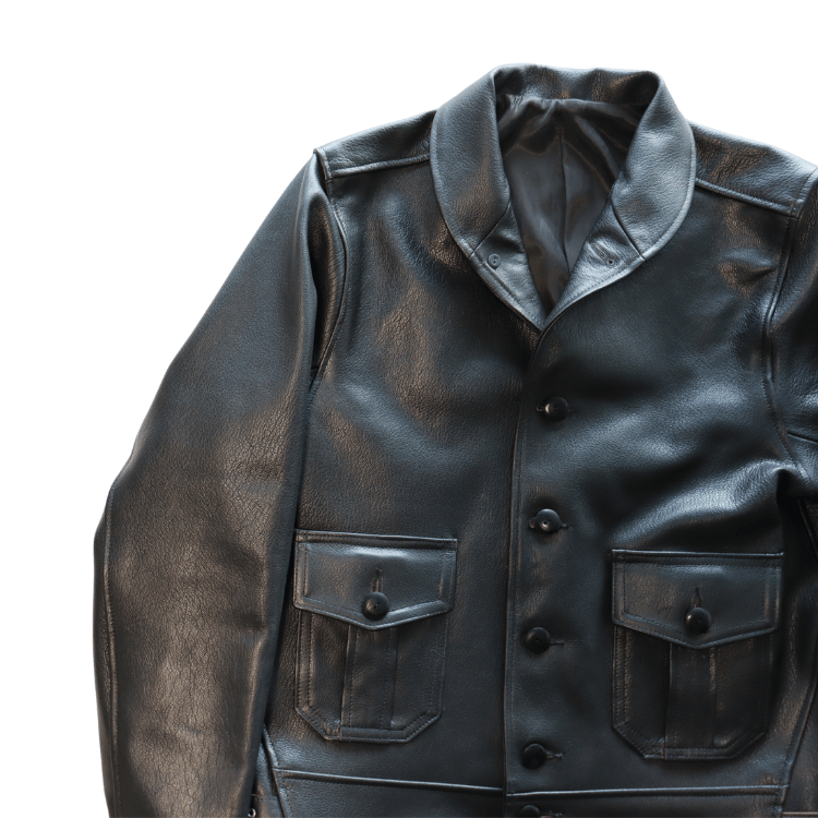 DAPPER'S ダッパーズ 1743 30’s Style A-1 Type Goatskin Leather Jacket 30年代スタイル ゴートスキンレザージャケット