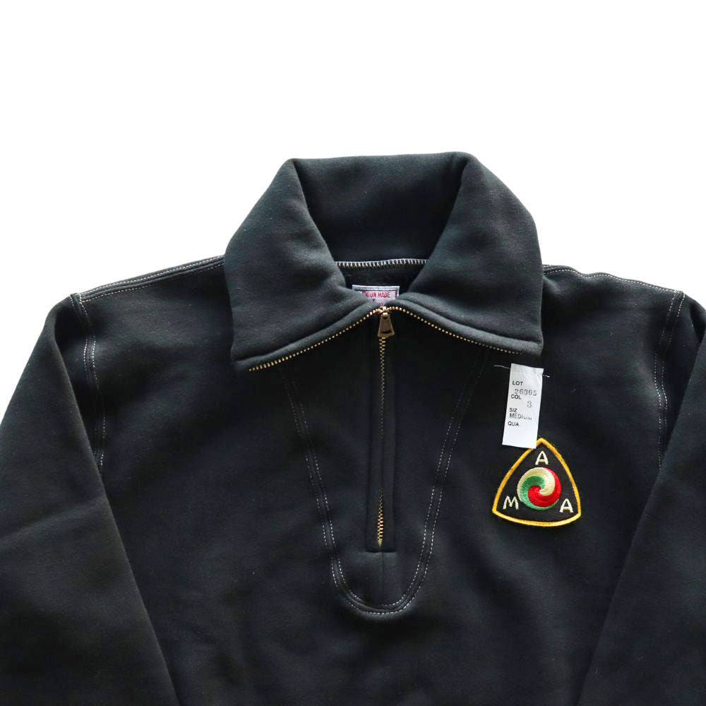 CUSHMAN クッシュマン 26356 HALF ZIP TURTLE SWEAT (KEYSTONE MC) ハーフジップ タートルスウェット