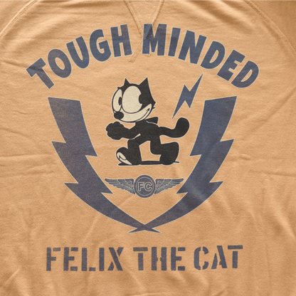 TOYS McCOY トイズマッコイ TMC2548 GARMENT DYING SWEAT SHIRT FELIX THE CAT "TOUGH MINDED" ガーメントダイ スウェットシャツ フィリックス