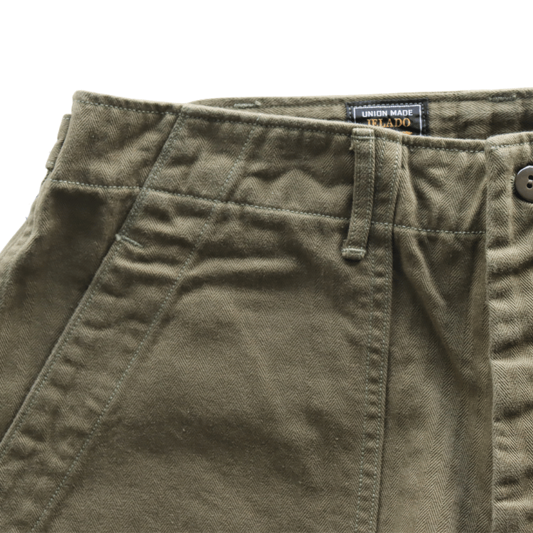 JELADO CT03347 HBT Baker Pants, Herringbone Twill, Men's Work Pants, Military M-47 Pants
