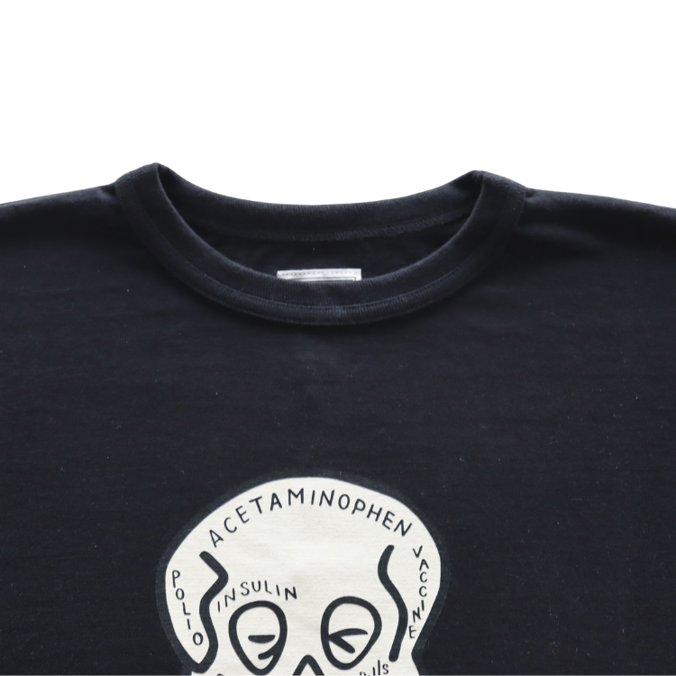 ATTRACTIONS AM0012 Medskull S/S Men's Short Sleeve T-Shirt, American Casual, MASA SCULP Collaboration