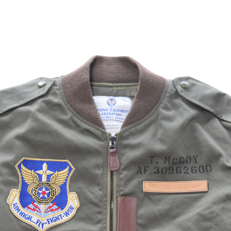 TOYS McCOY TMJ2604 TYPE L-2 TEST SAMPLE T. McCOY "AF 30962600" Type L-2 Test Sample Toys McCoy L-2 Jacket Military Jacket Brand 30th Anniversary Design Anniversary Model