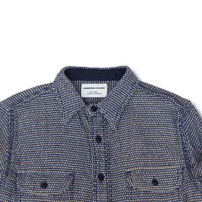 SAMURAI JEANS サムライジーンズ SSS26-NRS 野良着刺し子ワークシャツ