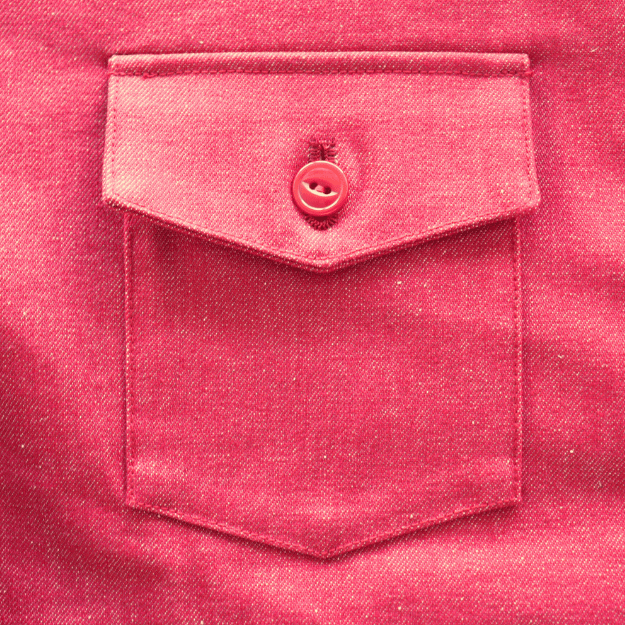 SAMURAI JEANS サムライジーンズ SWCJK25 刺繍入りスイングトップ 赤デニム