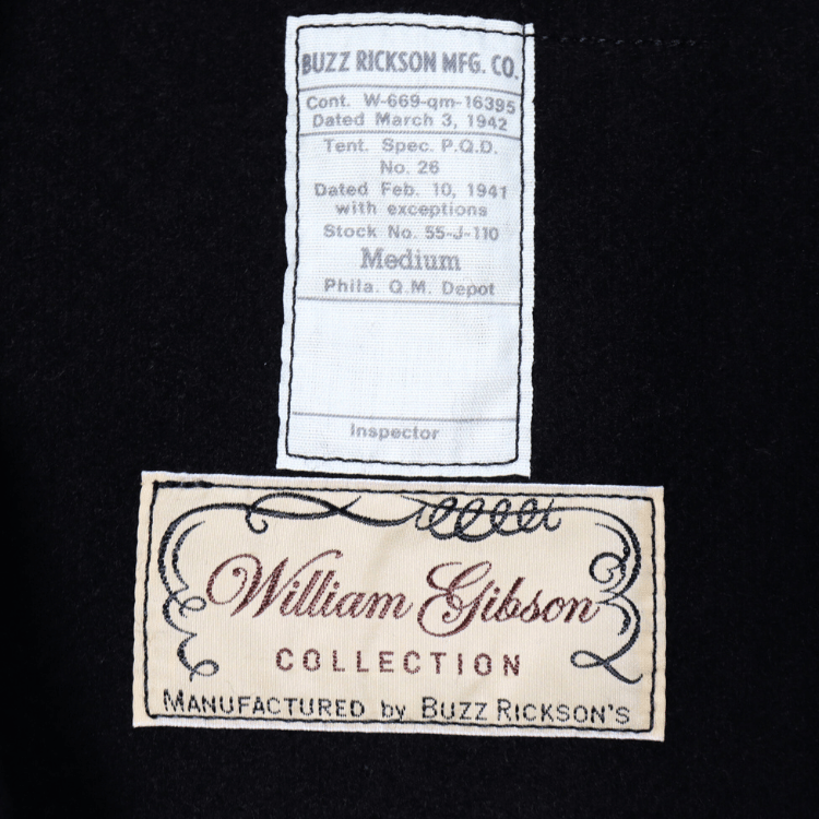 BUZZ RICKSON'S バズリクソンズ BR15775 WILLIAM GIBSON COLLECTION BLACK TANKERS SLASH POCKET ウィリアム ギブソン コレクション ブラックタンカース スラッシュポケット
