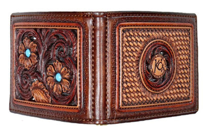 KC's ケイシイズ KKB012B マネークリップ アルチザン DX カービングウォレット