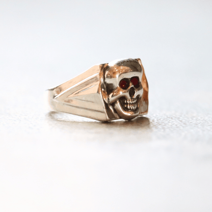BILT BUCK ビルトバック BS0004 Skull Signet Ring スカルシグネットリング ヴィンテージリングを再構築したヘリテージシルバーリングコレクション 925 MadeinJapan