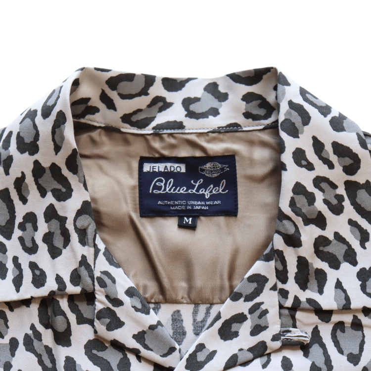 JELADO ジェラード BL21115 S/S Open Collar Shirt Hollywood ハリウッド 半袖シャツ メンズ レオパード レーヨン