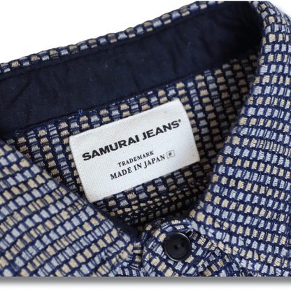 SAMURAI JEANS サムライジーンズ SSS26-NRS 野良着刺し子ワークシャツ