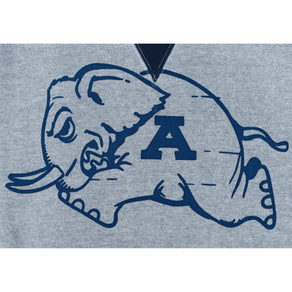 CUSHMAN クッシュマン 26387 PRINT SET IN TWO TONE SWEAT ALABAMA プリント セットイン ツートン スウェット アラバマ アメカジ カレッジモチーフ 裏起毛スウェット