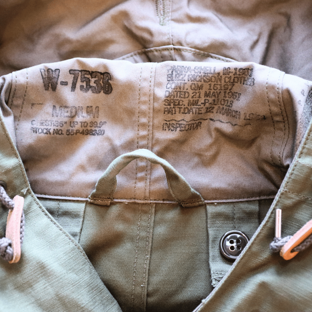 BUZZ RICKSON'S BR12266 Type M-51 “BUZZ RICKSON CLOTHES” M-51 Parka U.S. ARMY