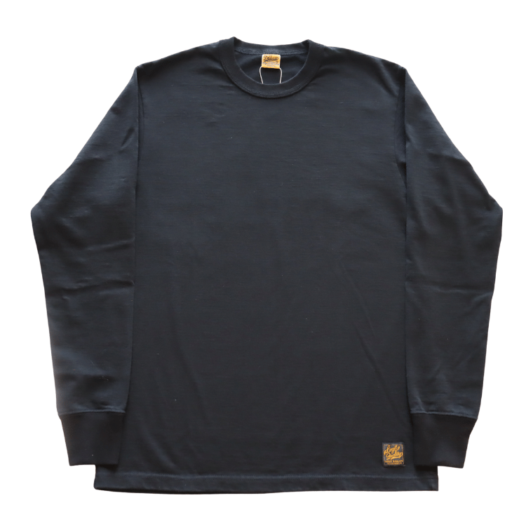 DELUXEWARE デラックスウエア SDTL-00 PLAIN LONG SLEEVE プレーンロングスリーブ 長袖Tシャツ SDTLプレーン 厚い 丈夫 柔らかい コットン100％ 日本製