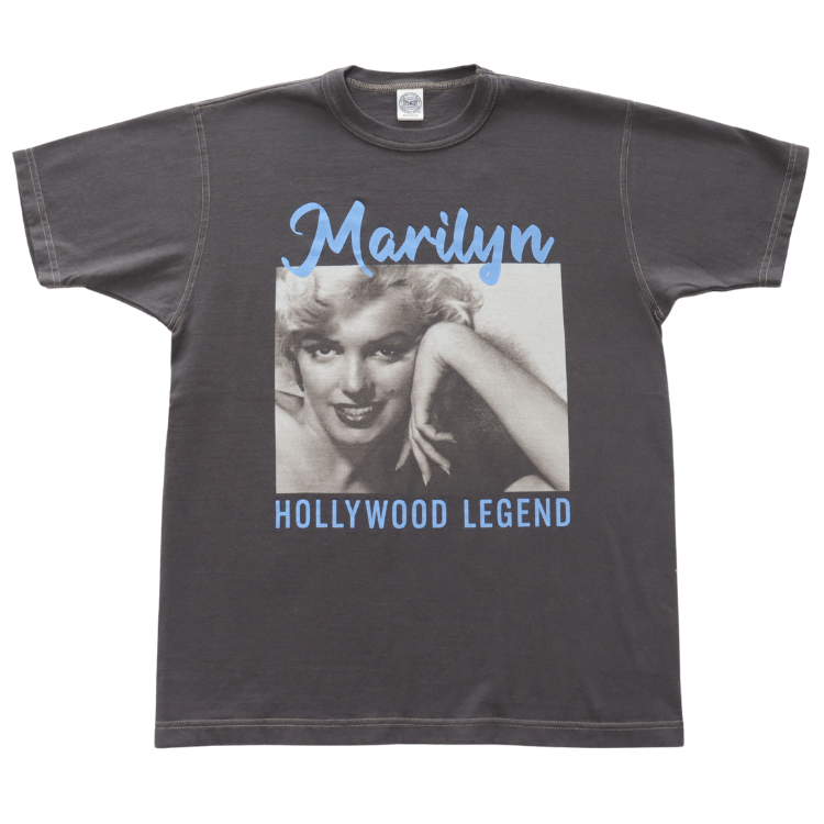 TOYS McCOY TMC2620 MARILYN MONROE TEE " HOLLYWOOD LEGEND " Marilyn Monroe T-shirt Short-sleeved T-shirt Print T-shirt Anniversary