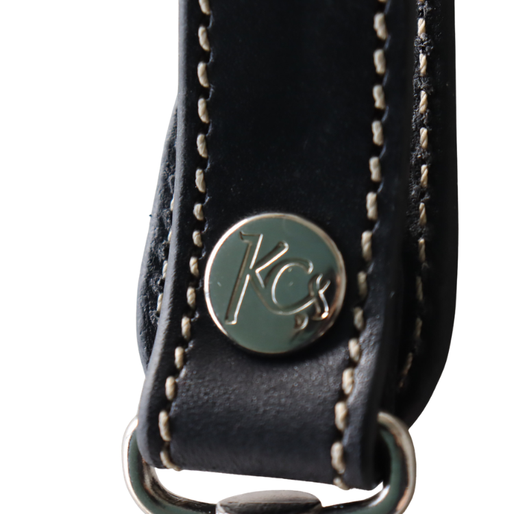 KC's KSK501 Keyring Chief Cowhide Keyring with Chief Concho, 21mm