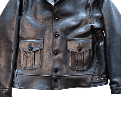 DAPPER'S ダッパーズ 1743 30’s Style A-1 Type Goatskin Leather Jacket 30年代スタイル ゴートスキンレザージャケット