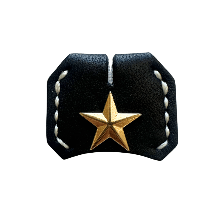 KC's KKC001 Key Cover Barn Star Americana Key Cover Horsehide Steerhide Star Charm